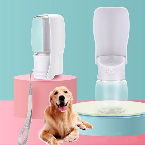 Foldable Travel Dog Water Bottle & Portable Dispenser