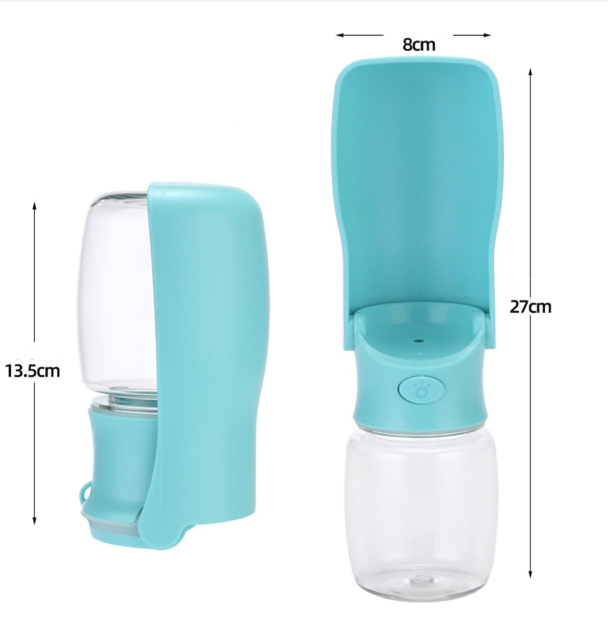 Foldable Travel Dog Water Bottle & Portable Dispenser